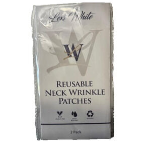 Lexi White Reusable Silicone Neck Wrinkle Patches 2 Pack Anti-Aging Skincare